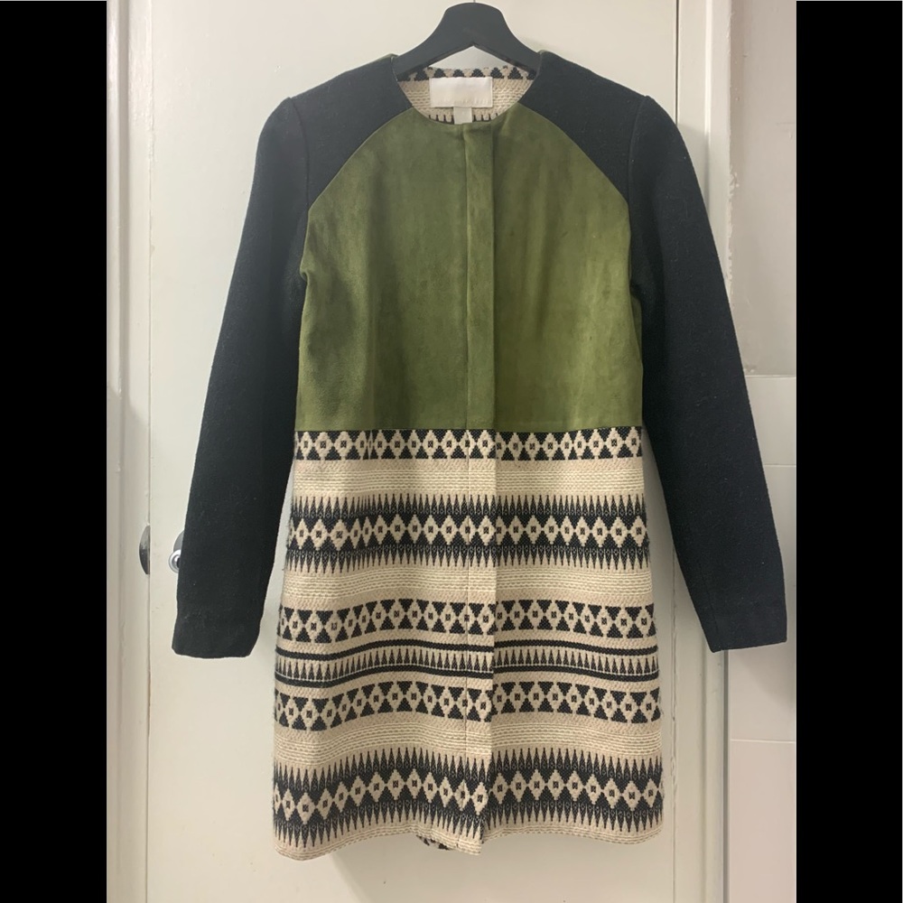Morgan carper lamb suede jacket